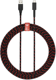 USB naar USB-C Kabel Play & Charge (2.4 Meter) Gewoven Kabel - PDP [Nieuw]