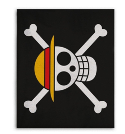 One Piece Blanket Jolly Roger 130x160 cm [Nieuw]