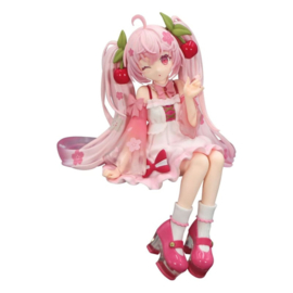 Hatsune Miku Noodle Stopper PVC Figure Sakura Miku 2025 Wink Ver. 14 cm - Furyu [Nieuw]