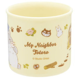 Studio Ghibli My Neighbor Totoro Plastic Cup Totoro & Catbus 200ml - Benelic [Nieuw]