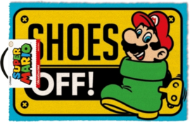 Nintendo Super Mario Bros 3 Deurmat Shoes Off! - Pyramid International [Nieuw]