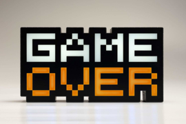 8 Bit Game Over Light - Paladone [Nieuw]