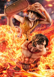 One Piece Figure Luffy & Ace Bond between brothers 20th Limited P.O.P NEO-Maximum 25 cm - Megahouse [Pre-Order]