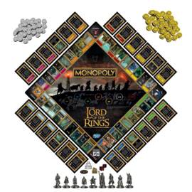 The Lord Of The Rings Monopoly  - Hasbro Gaming [Nieuw]