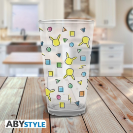 Pokemon Glas Pikachu Pattern - ABYstyle [Nieuw]