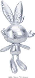 Pokemon 25th Anniversary Knuffel Silver Scorbunny (20cm) - Boti/Wicked Cool Toys [Nieuw]