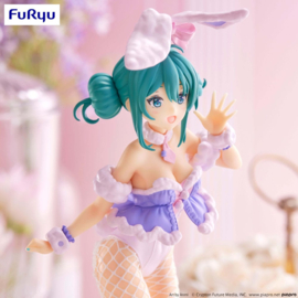 Hatsune Miku Figure Hatsune Miku White Rabbit Purple Color Ver. 28 cm - Furyu [Nieuw]