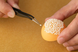 Sushi Plastic Model Kit 1/1 Sesame Ball 4 cm - Syuto Seiko [Pre-Order]