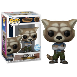 Marvel Guardians Of The Galaxy 3 Funko Pop Rocket Raccoon Special Edition #1211 [Nieuw]