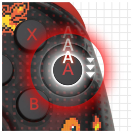 Switch 2 HORIPAD Turbo Wireless Controller - Pokémon Pixel Red - Hori [Nieuw]