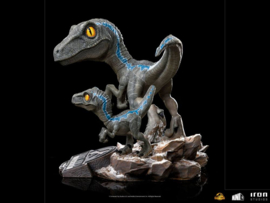 Jurassic World Figure Blue and Beta - Iron Studios [Nieuw]