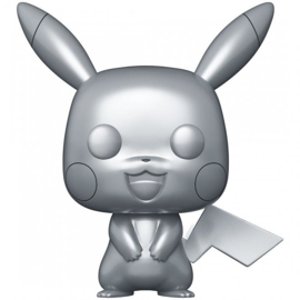 Pokemon Funko Pop Pikachu Chrome Silver Pokemon 25th Anniversary #353 [Nieuw]