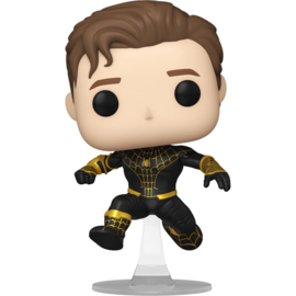 Marvel Spider-Man No Way Home Funko Pop Spider-Man (Black Suit) (AAA Anime Exclusive) #1073 [Nieuw]