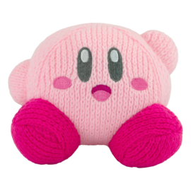 Kirby Knuffel Sitting Kirby Nuiguru-Knitted 15 cm - Tomy [Nieuw]