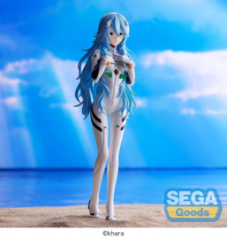 Neon Genesis Evangelion: 3.0+1.0 Thrice Upon a Time SPM PVC Figure Rei Ayanami Long Hair Ver. 21 cm - Sega [Nieuw]