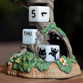 Studio Ghibli My Neighbor Totoro Perpetual Calendar Concert Of Ocarina 11 cm - Semic [Nieuw]