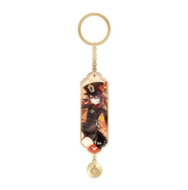 Genshin Impact Keychain Hu Tao Character Drawing Card Metal - Mihoyo [Nieuw]