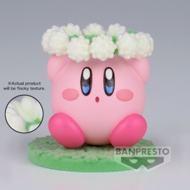Kirby Figure Kirby With Flowers Fluffy Puffy Play in the Flower - Banpresto [Nieuw]
