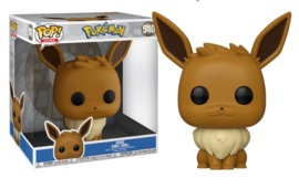 Pokemon Funko Pop Jumbo Eevee Sitting 10" Super Sized #540 [Nieuw]