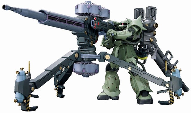 Gundam Model Kit HG 1/144 MS-06 Zaku II + Big Gun Set Thunderbolt Vers. - Bandai [Nieuw]