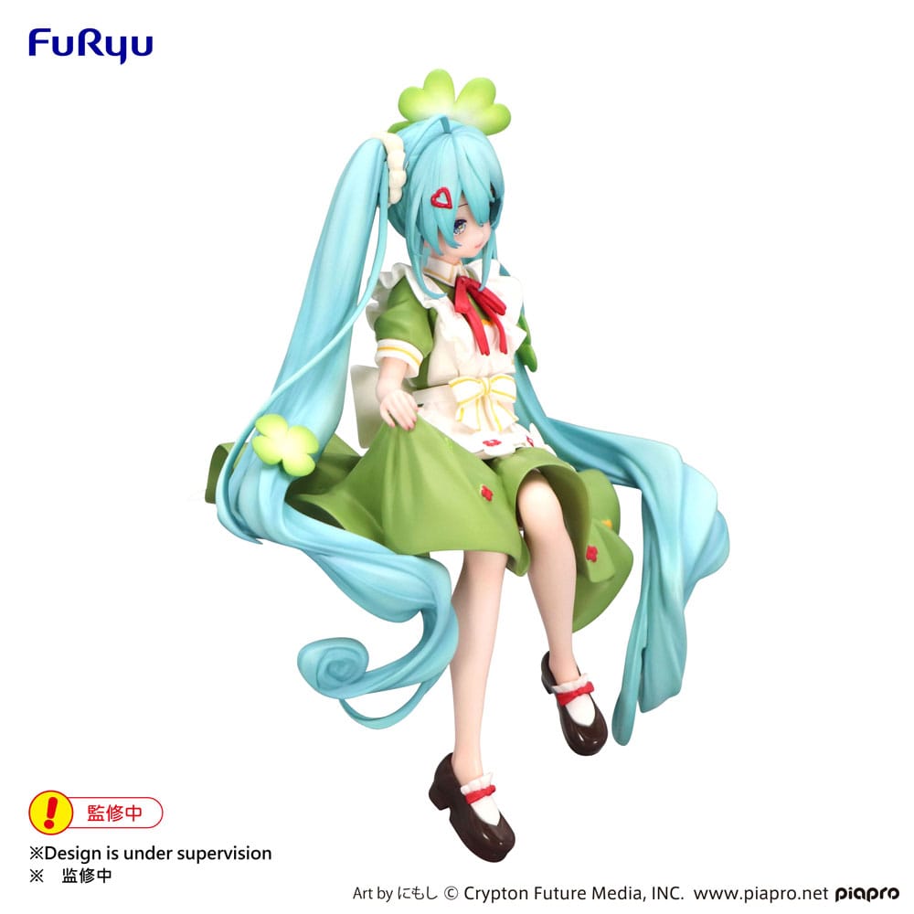 Hatsune Miku Noodle Stopper Figure Flower Fairy Clover 15 cm - FuRyu [Nieuw]