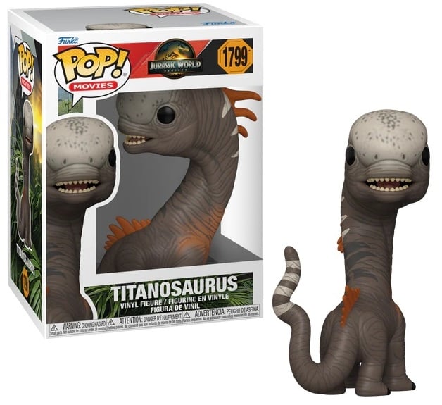 Jurassic World Rebirth Funko Pop Titanosaurus #1799 [Nieuw]