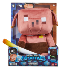 Minecraft Legends Knuffel Piglin Electronic Plush 29 cm - Mattel [Nieuw]