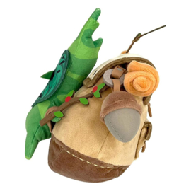 The Legend of Zelda: Tears of the Kingdom Knuffel Korok with Backpack Brown 17 cm - Sanei [Nieuw]