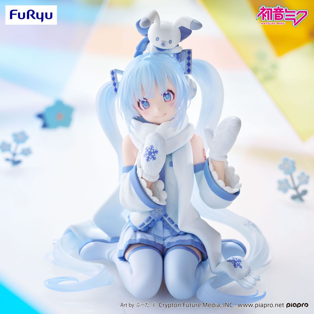 Hatsune Miku Noodle Stopper Figure Snow Miku Sky Town 10th Ver. 15 cm - FuRyu [Nieuw]