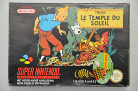 SNES Tintin Le temple Du Soleil / Kuifje en de Zonnetempel [Compleet]