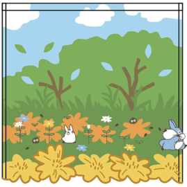 Studio Ghibli My Neighbor Totoro Mini Towel Medium and Small Totoro Racing 25 x 25 cm - Marushin [Nieuw]