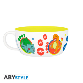 Pokemon Breakfast Set Mug + Bowl Pikachu & Kanto Starters - Abystyle [Nieuw]