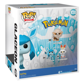 Pokemon Funko Pop Jumbo Glaceon 10" Super Sized #930 [Nieuw]