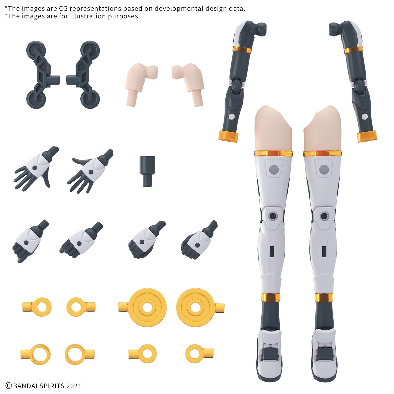 30MS Option Parts Set 19 (Dash Unit Color A) - Bandai [Nieuw]