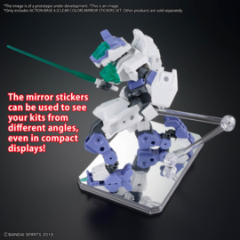 Model Kit Action Base 6 Clear Mirror Stickers Set - Bandai [Nieuw]