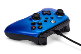 Xbox Controller Wired - Sapphire Fade (Series X & S - Xbox One) - Power A [Nieuw]