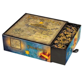 The Lord Of The Rings Puzzle Map Of Middle Earth Puzzle (1000 stukjes) - Noble Collection [NIeuw]