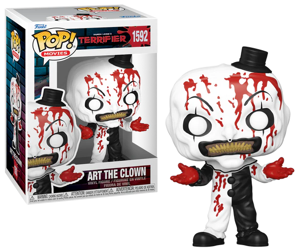 Terrifier Funko Pop Art The Clown (Bloody) #1592 [Nieuw]