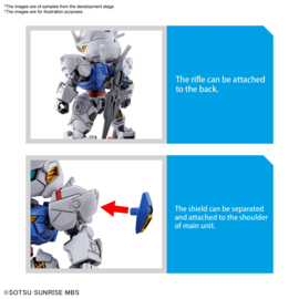 Gundam Model Kit SD Gundam EX-Standard 019 Gundam Aerial The Witch From Mercury - Bandai [Nieuw]