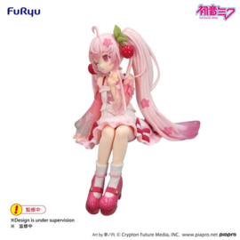 Hatsune Miku Noodle Stopper PVC Figure Sakura Miku 2025 Wink Ver. 14 cm - Furyu [Nieuw]