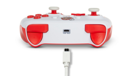 Switch Controller Wired (Mario Red/White) - PowerA [Nieuw]