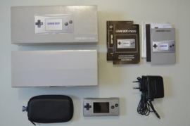 Gameboy Micro Zilver [Compleet]