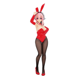 Super Sonico Figure Super Sonico BiCute Bunnies Red Ver. 28 cm - Furyu [Nieuw]