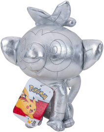 Pokemon 25th Anniversary Knuffel Silver Grookey (20cm) - Boti/Wicked Cool Toys [Nieuw]