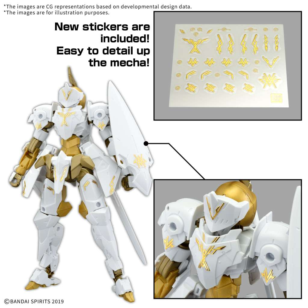 30mm Model Kit 1/144 EXM-A9rk Spinatio [Royal Knight Type]  - Bandai [Nieuw]