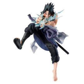 Naruto 72 Series Vibration Stars PVC Figure Deidara & Sasuke Uchiha (B: Sasuke Uchiha) 18 cm - Banpresto [Nieuw]