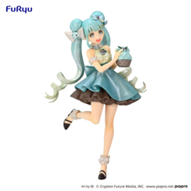 Hatsune Miku Figure Miku Chocolate Mint (Pearl Color) Sweet Sweets Series  - Furyu [Nieuw]