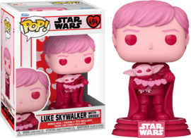 Star Wars Valentine Funko Pop Luke Skywalker with Grogu #494 [Nieuw]