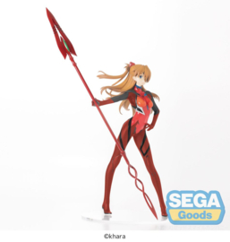 Neon Genesis Evangelion Figure Asuka x Spear of Cassius LPM - Sega [Nieuw]