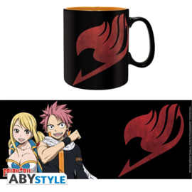 Fairy Tail Mok Heat Change Lucy, Natsu & Emblem - ABYStyle [Nieuw]